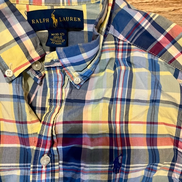 Ralph Lauren Madras Button-Down Shirt - Picture 2 of 2